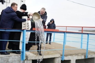 Митрополит Кирилл освятил воду на Сенгилеевском водохранилище возле Ставрополя телеграм-канал (18+) Владимира Владимирова