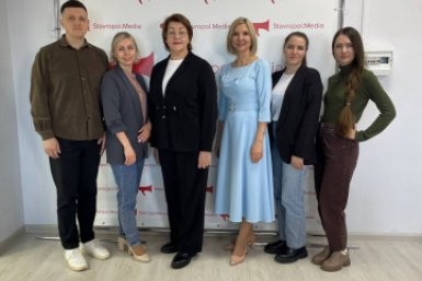 Руководитель регионального центра &quotСириус 26&quot Ольга Томилина с редакцией ИА Stavropol.Media ИА Stavropol.Media