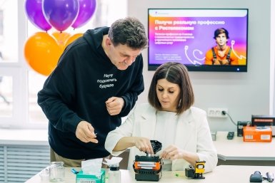 Умные приборы и гарантия работы: класс “Ростелекома” открылся в колледже связи в Ставрополе