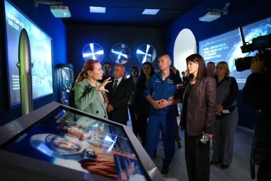Церемония открытия Музея космонавтики со скафандром Гагарина состоялась в Ставрополе пресс-служба СКФУ