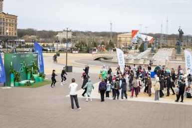 К “Зеленому марафону” готовы: массовую тренировку провели в Ставрополе