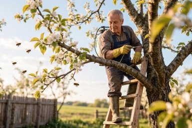 10 капель на литр - и гнилых яблок не будет: чем опрыскать плодовые деревья от монилиоза