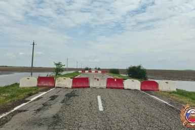 Затопленную трассу в Курском округе поручил срочно починить глава Ставрополья пресс-служба Госавтоинспекции Ставрополья