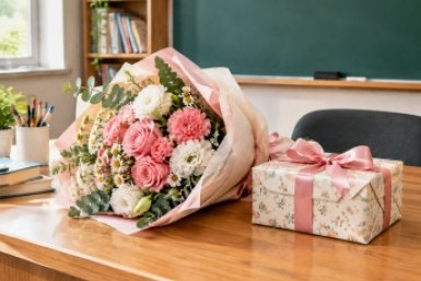 Родители потратят в среднем 4,5 тысячи рублей на подарок в честь Дня учителя Сгенерировано с помощью ИИ