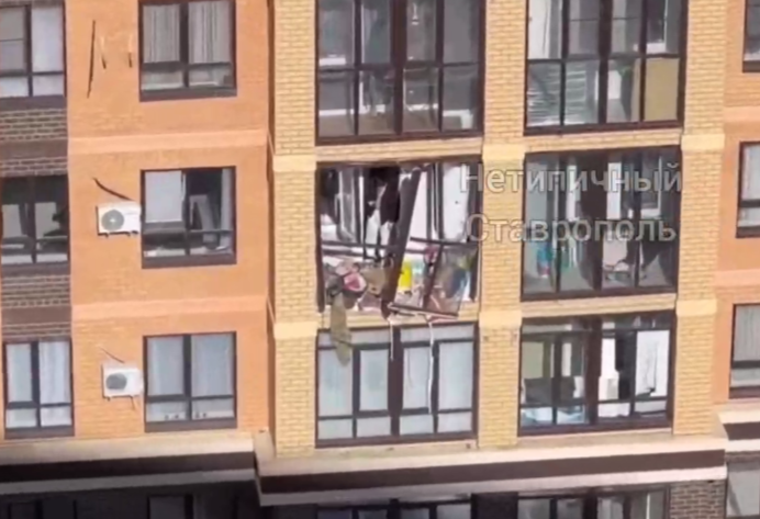 Взрыв газа произошёл в многоэтажке на улице Матрены Наздрачевой в Ставрополе