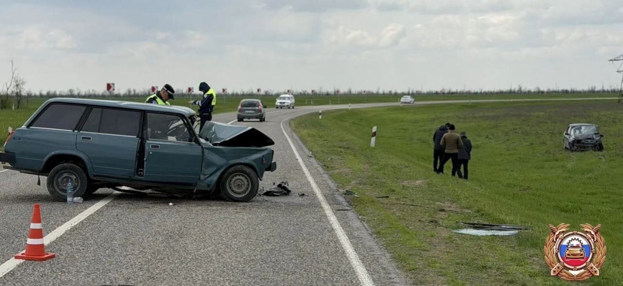 6-летний ребёнок и двое взрослых пострадали в лобовом ДТП на трассе Ставрополья Госавтоинспекция Ставрополья