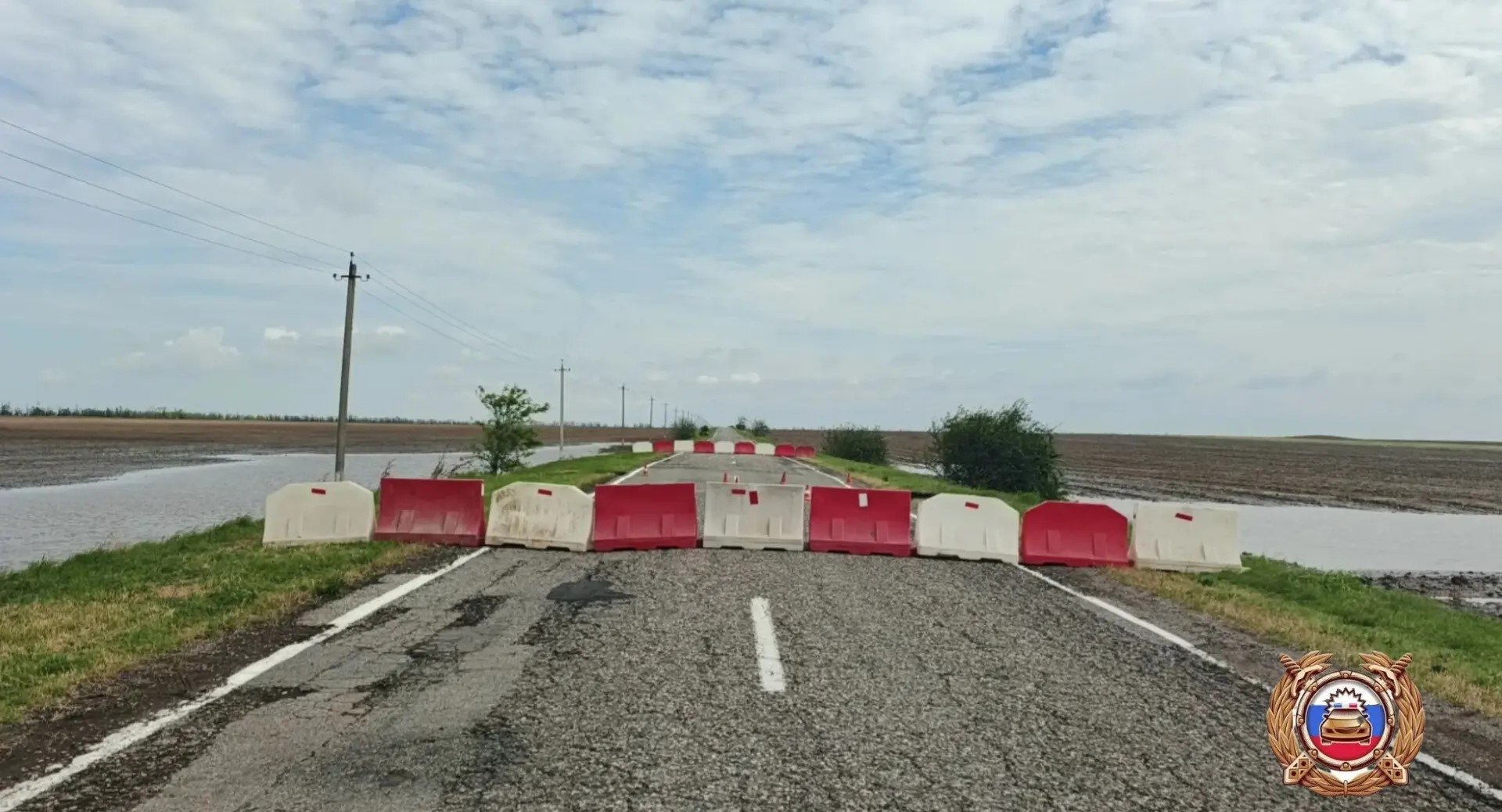 Затопленную трассу в Курском округе поручил срочно починить глава Ставрополья пресс-служба Госавтоинспекции Ставрополья